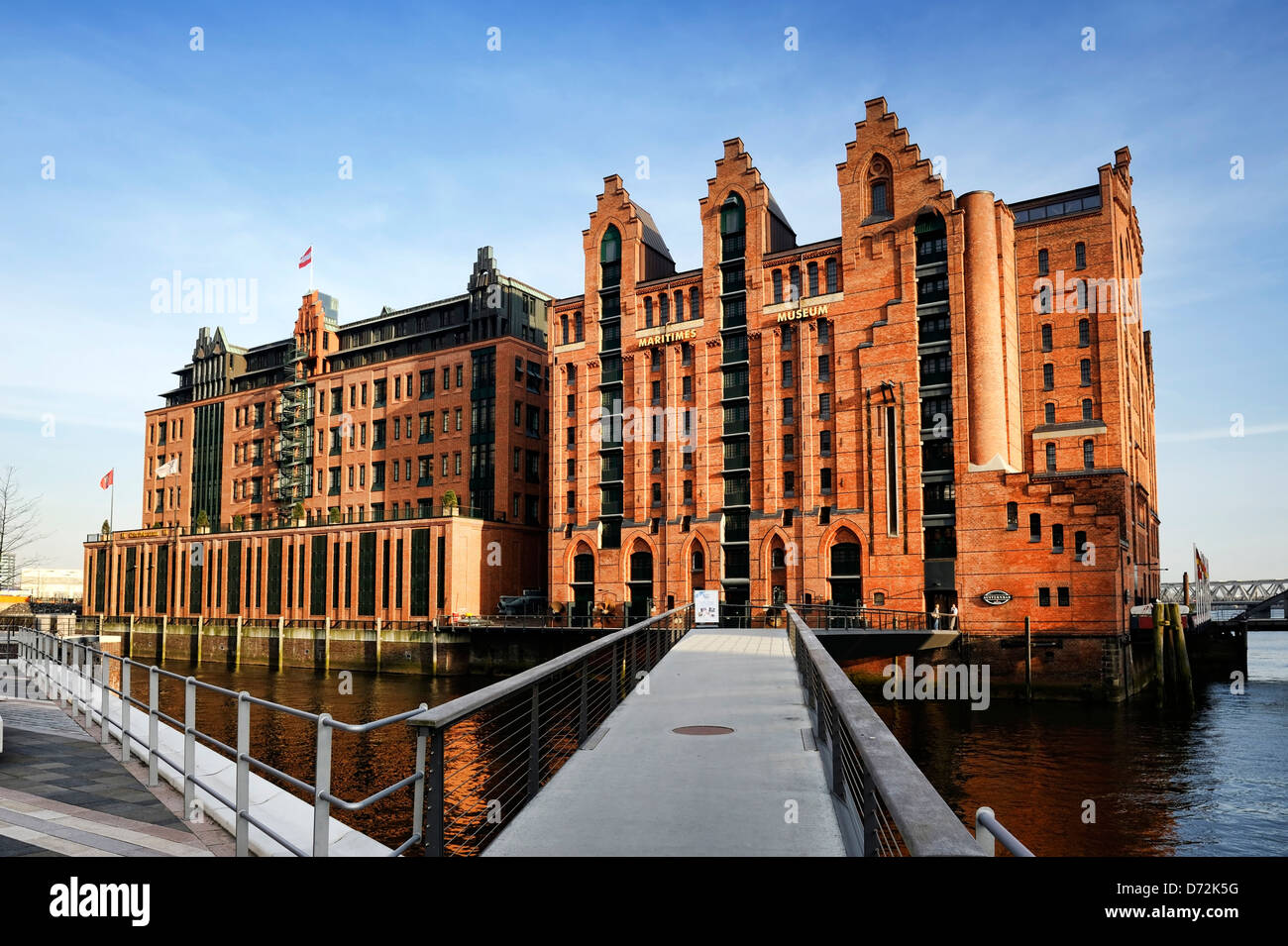 International maritime museum in the harbour city of Hamburg, Germany, Europe Stock Photo