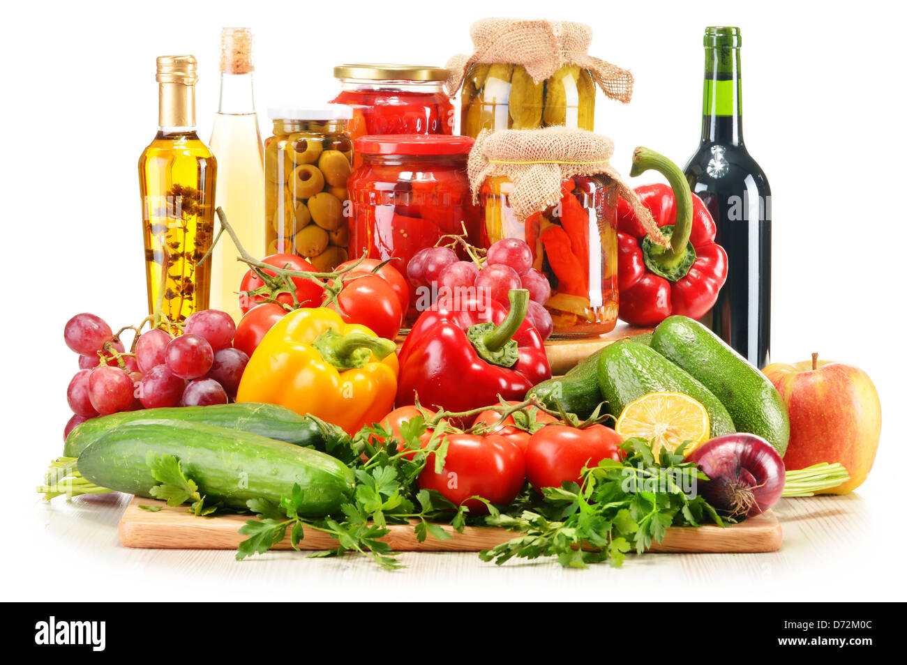 Fruits Vegetables Meat Dairy High Resolution Stock Photography and