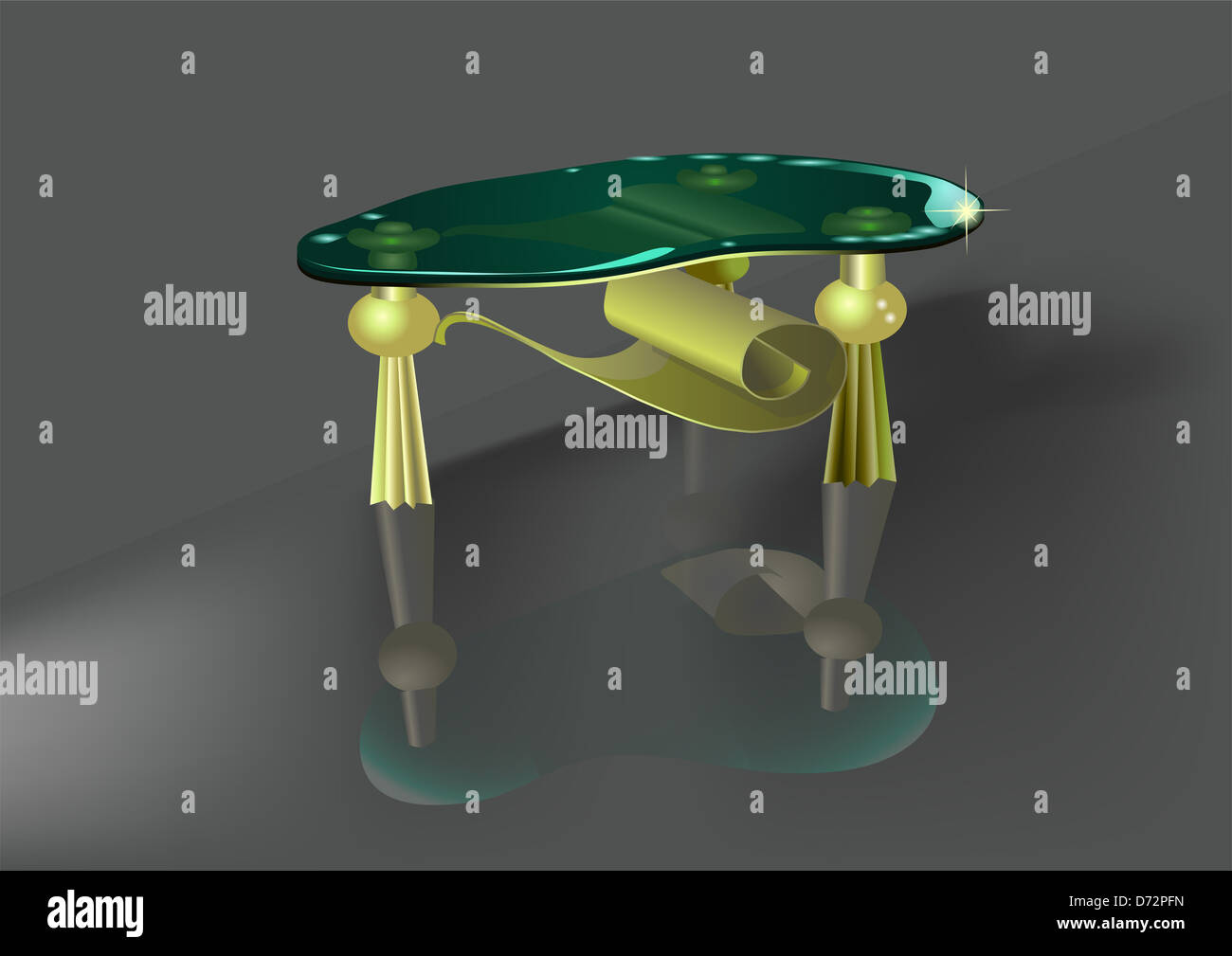 table of modern design Stock Photo - Alamy