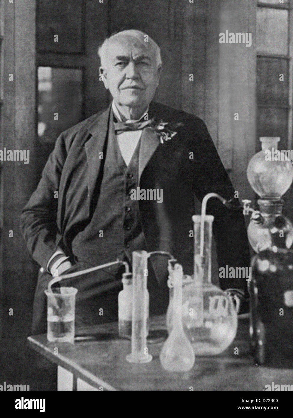 Thomas Edison Alva inventor lightbulb camera phonograph Stock Photo