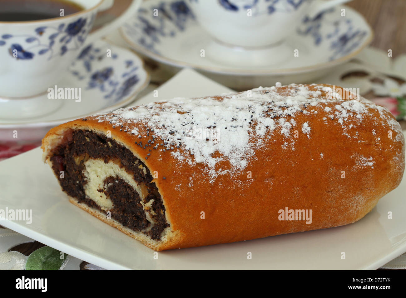 Traditional Polish poppy seed cake Stock Photo Alamy