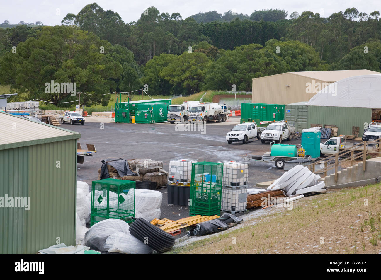 construction site compound in australia Stock Photo Alamy
