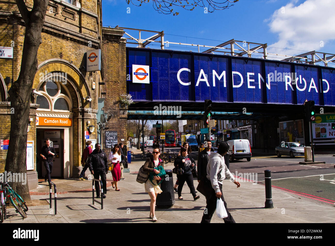 Camden road bridge Stock Photo Alamy