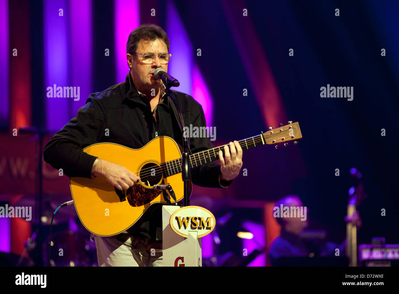 Vince Gill performs at the Grand Ole Opry, Nashville, Tennessee USA Stock Photo
