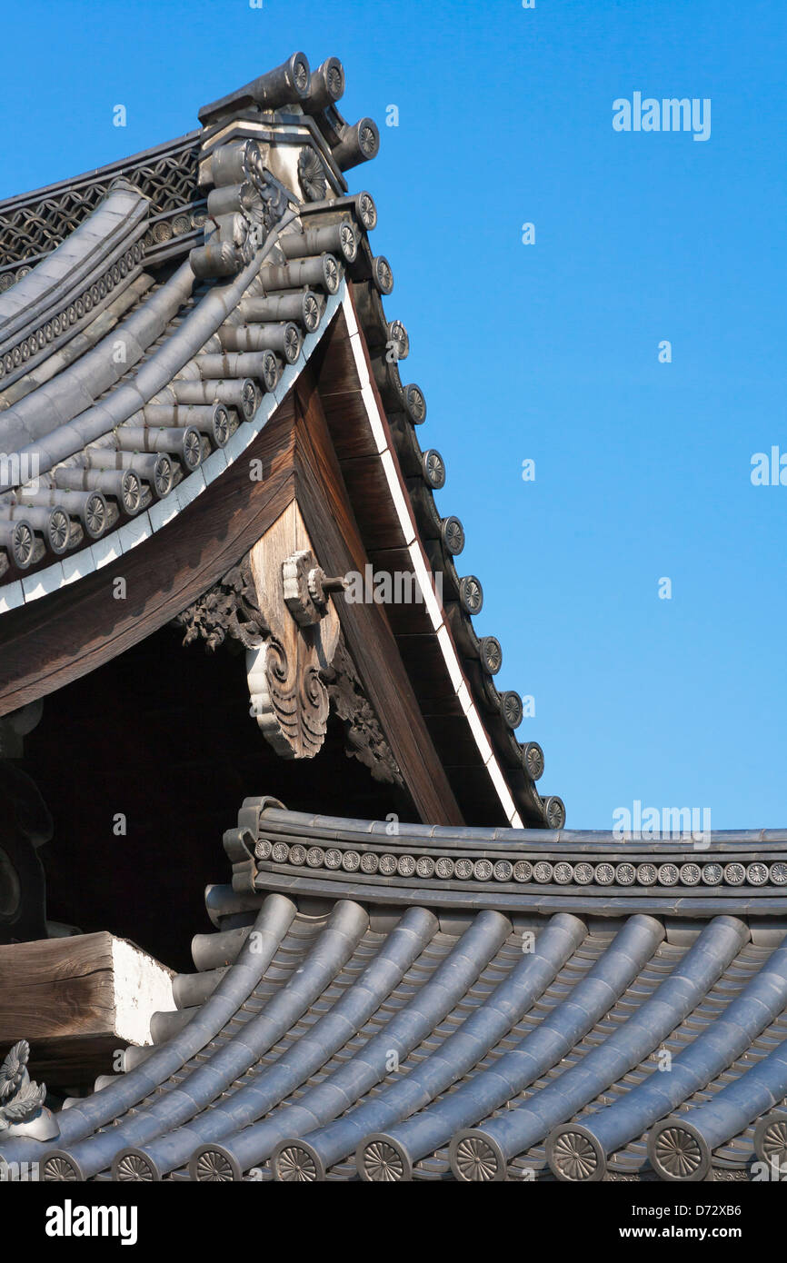Architecture in Daigo-ji Temple, Kyoto, Japan Stock Photo
