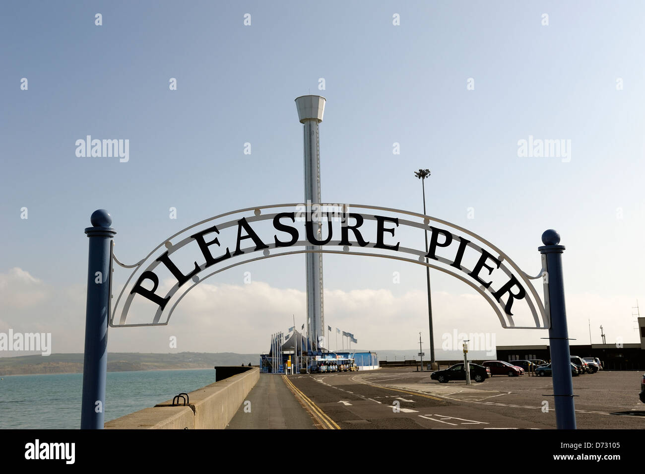Pleasure pier Weymouth Dorset england uk Stock Photo Alamy