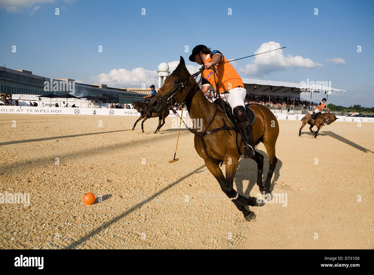 Berlin, Germany, polo match at the Berlin fashion fair Bread and Stock  Photo - Alamy