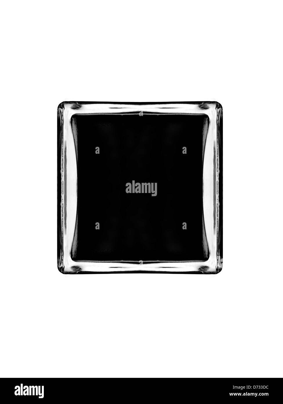 Glass blocks isolated against a white background Stock Photo Alamy