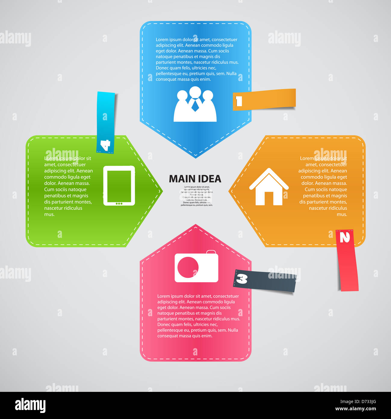 Infographic template business vector illustration Stock Photo - Alamy
