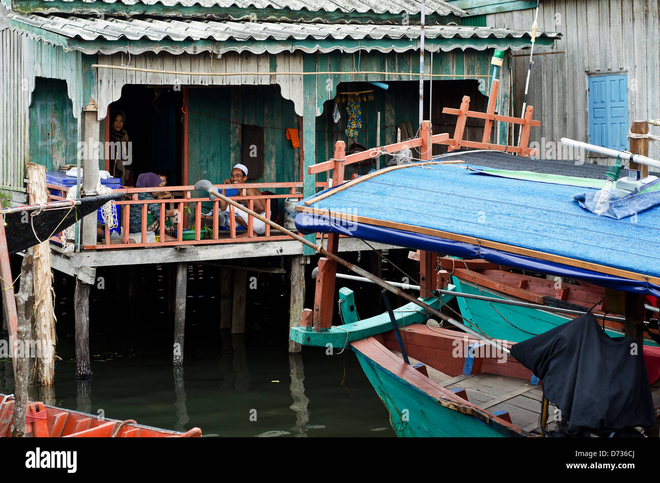 Cham fishermen village,Koh Kong,Cambodia Stock Photo - Alamy