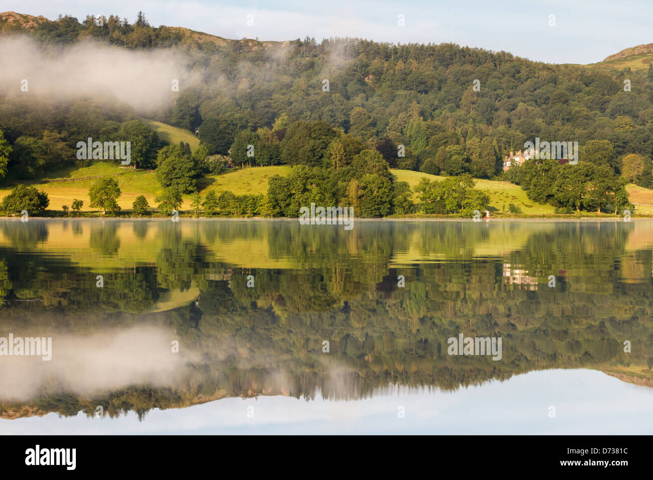 Rydal Water, between Ambleside and Grasmere in the Lakes Stock Photo