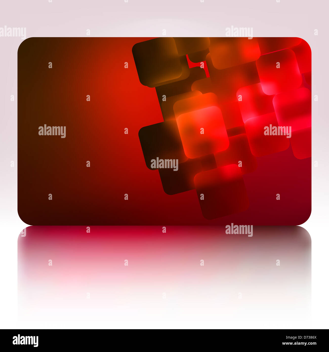 Beautiful gift card Stock Photo Alamy