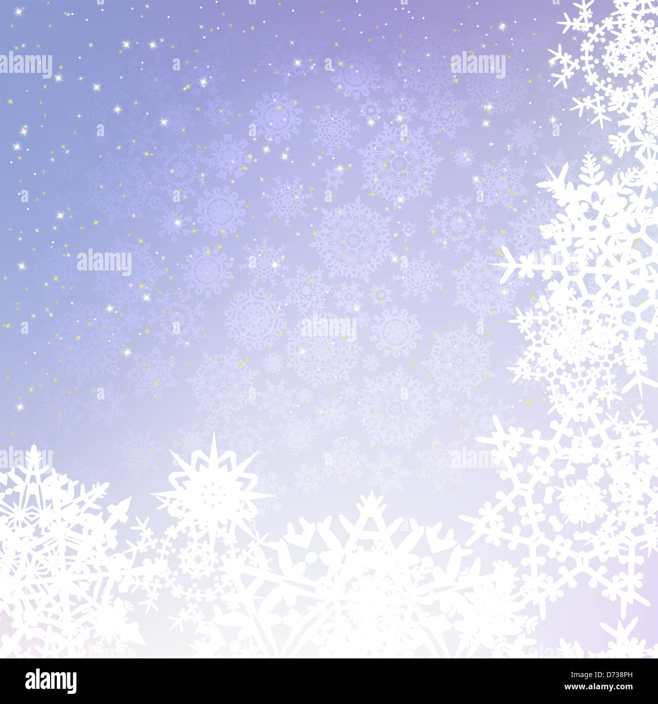 Christmas background with snowflakes Stock Photo - Alamy