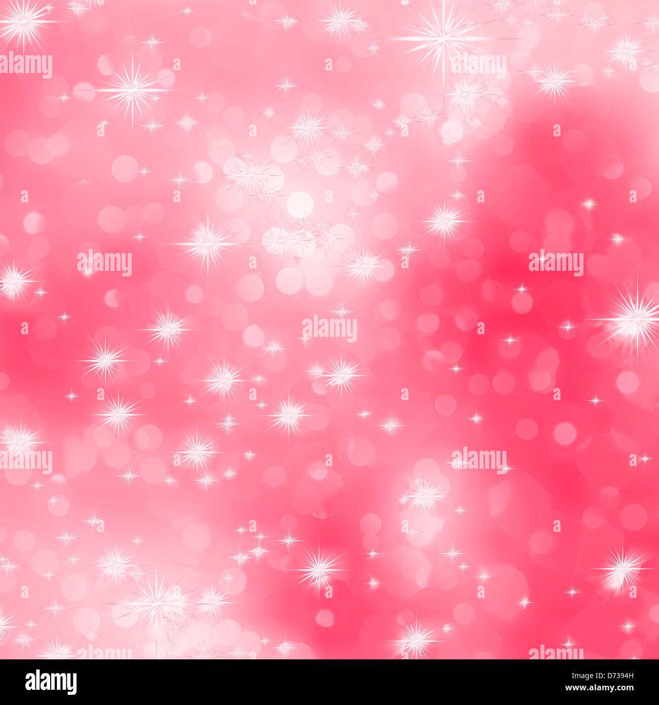 Pink background white stars hi-res stock photography and images - Alamy