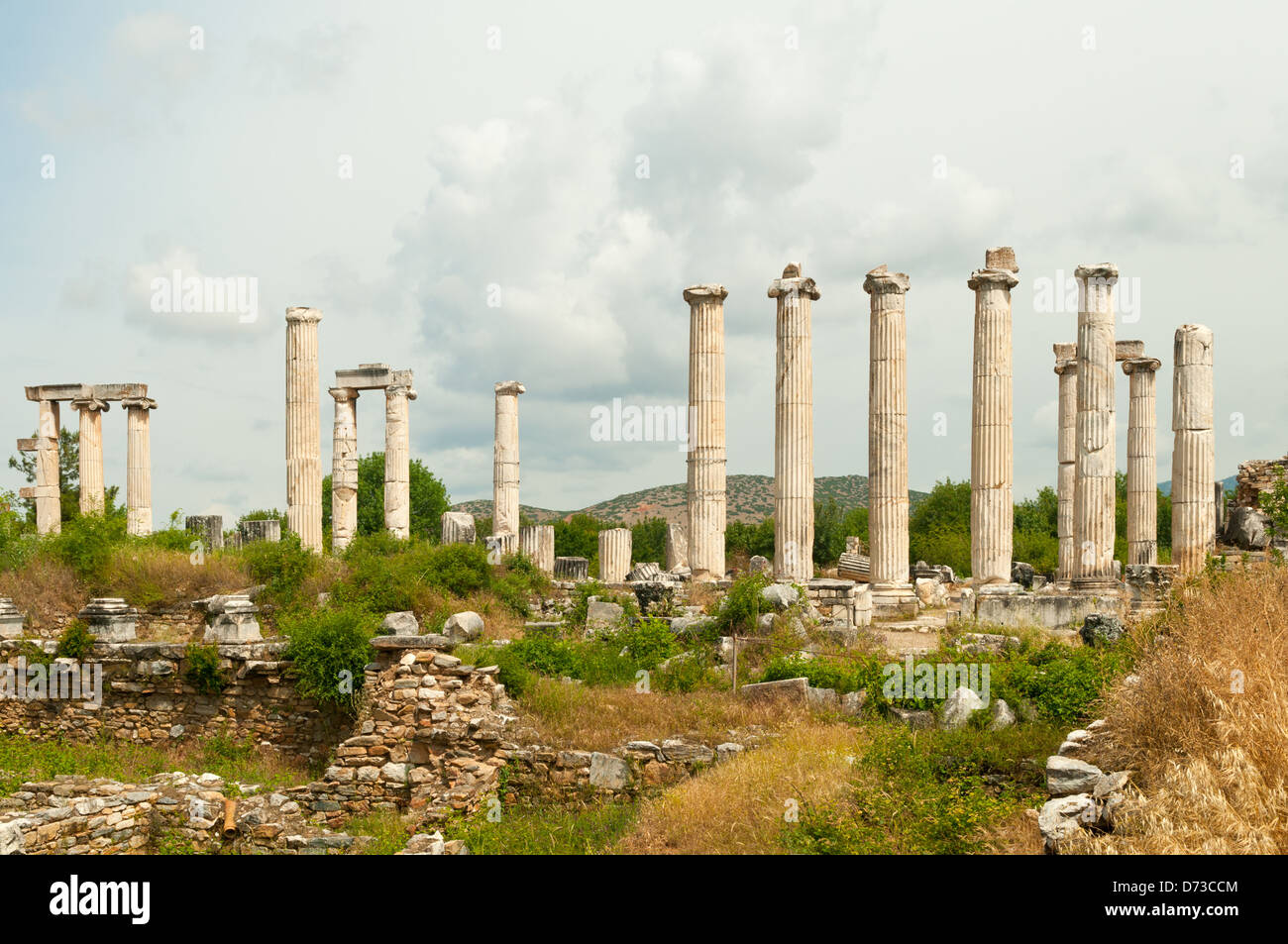 Temple of Aphrodite, Aphrodisias, Geyre, Aydin, Turkey Stock Photo