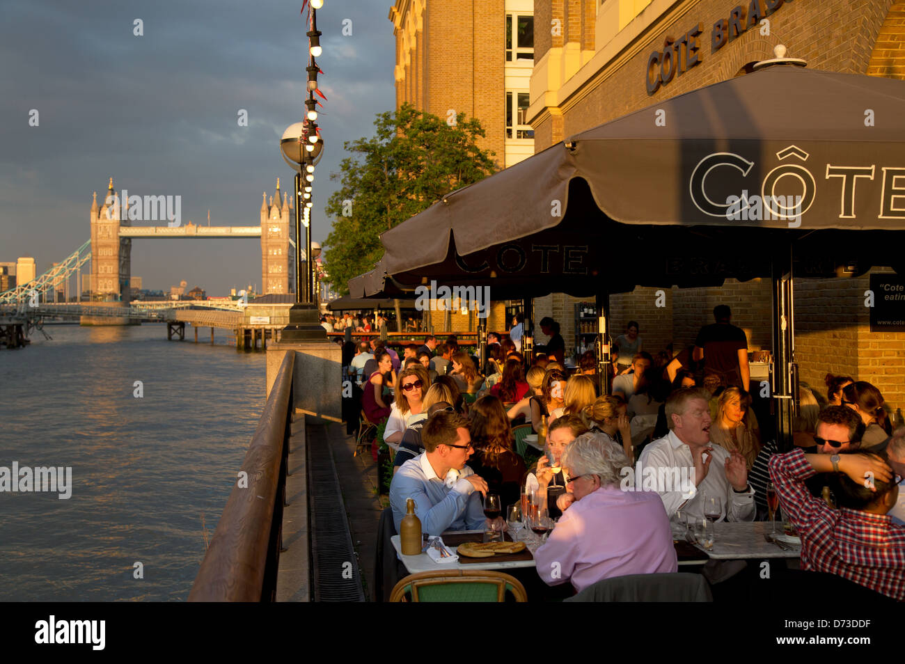 London, Great Britain, the french restaurant, Cote Brasserie on the