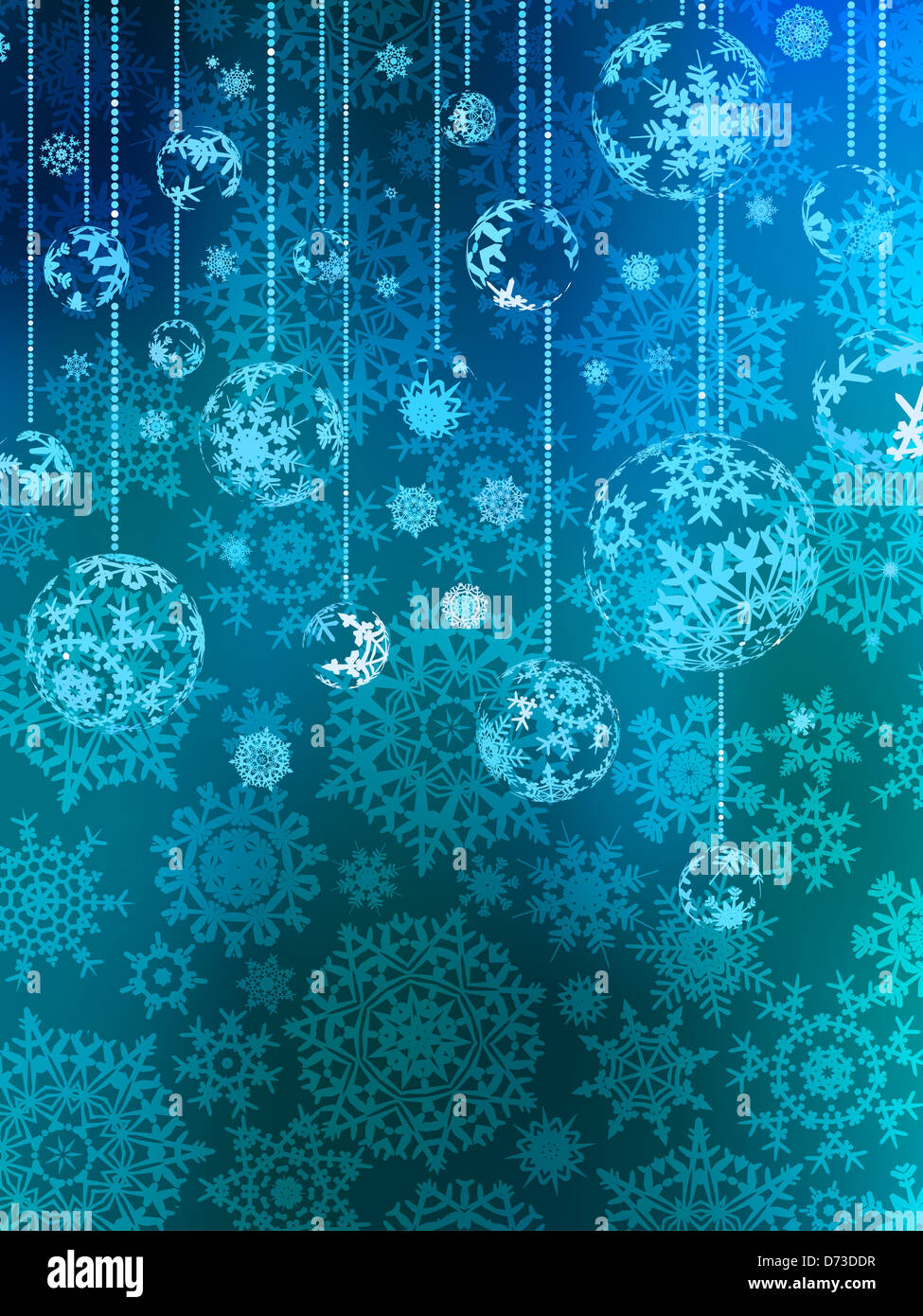 Abstraction blue Christmas background Stock Photo Alamy