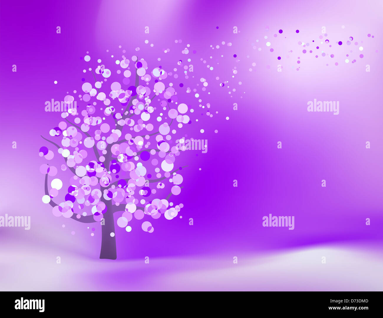 Tree with blue leaves Stock Photo Alamy