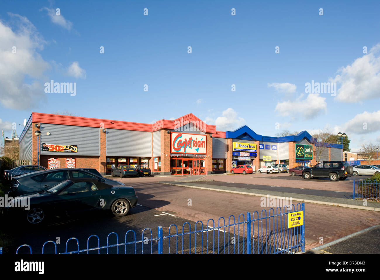 Manor Retail Park Feltham London England Stock Photo Alamy