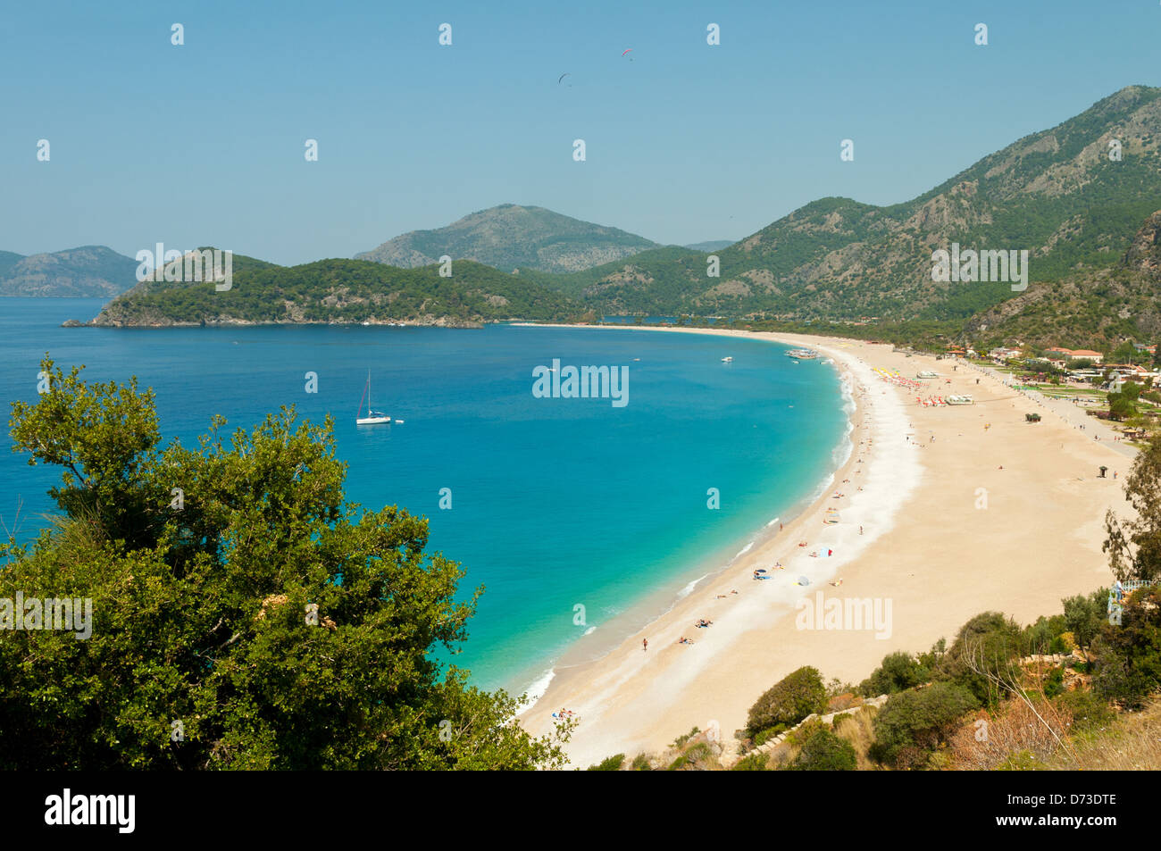 Oludeniz Beach, near Fethiye, Turkey Stock Photo