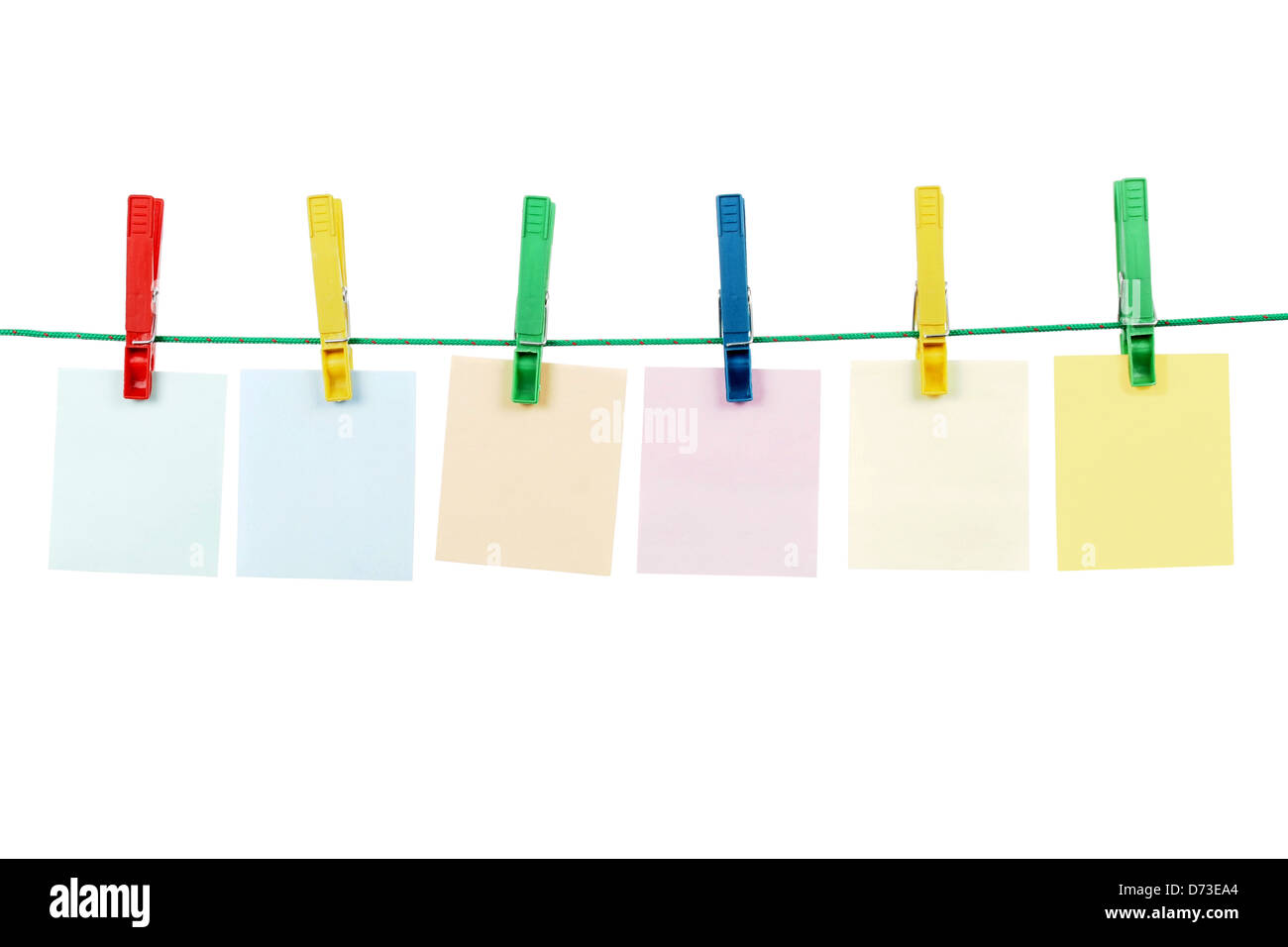 Clothespins With Blank Message Cards Stock Photo Alamy Clothespins with blank message cards stock photo alamy