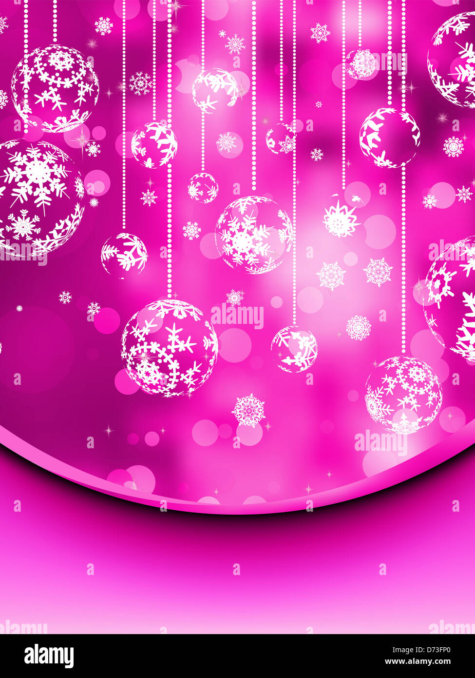 Christmas background with snowflakes Stock Photo - Alamy