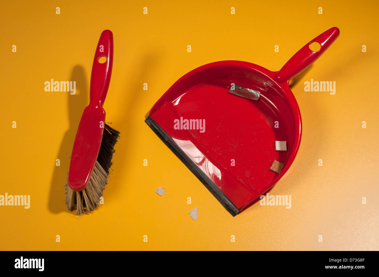 Berlin, Germany, dustpan with broom Stock Photo Alamy