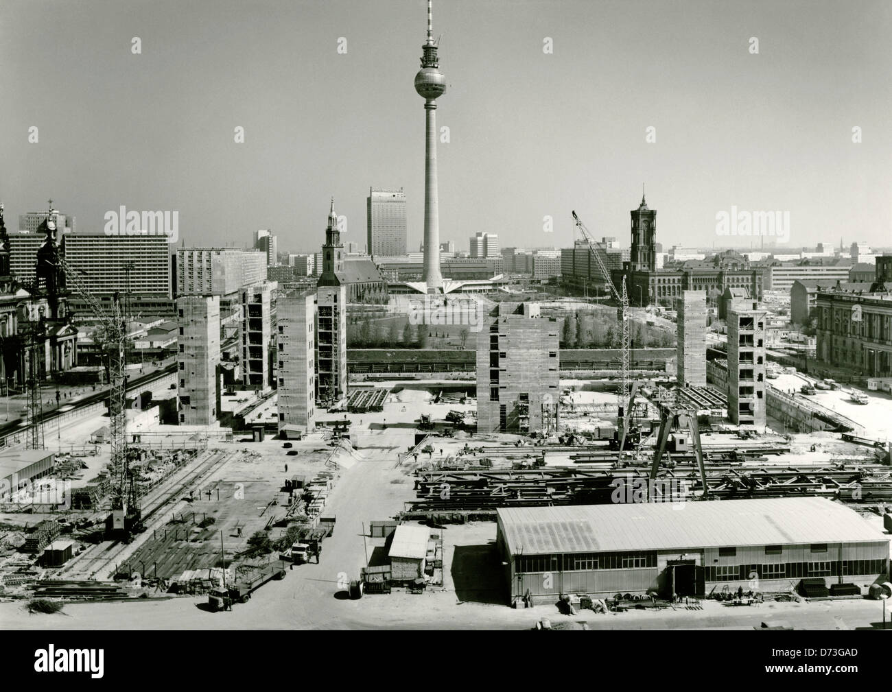 Construction Of The Palace Of The Republic In The City Center Of East ...