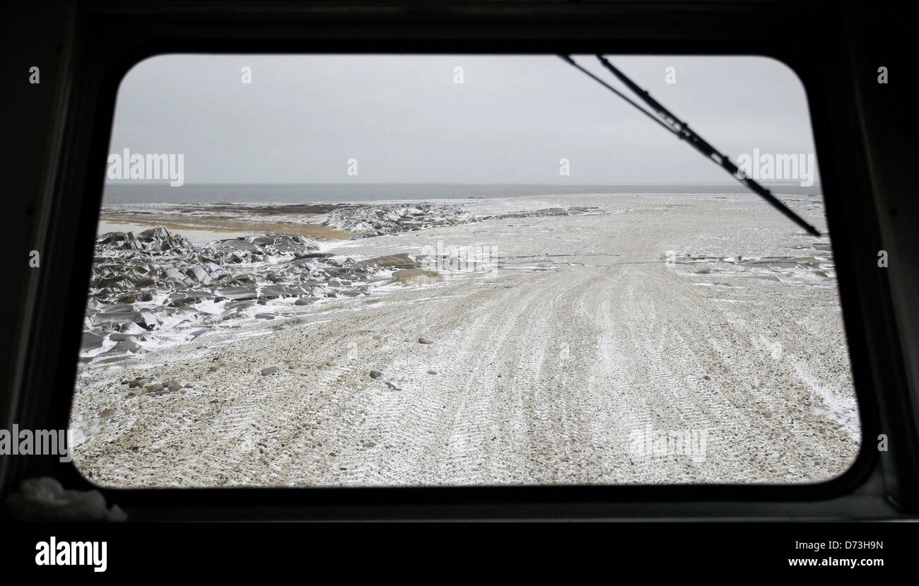 Churchill, Canada, view from a tundra buggy Stock Photo