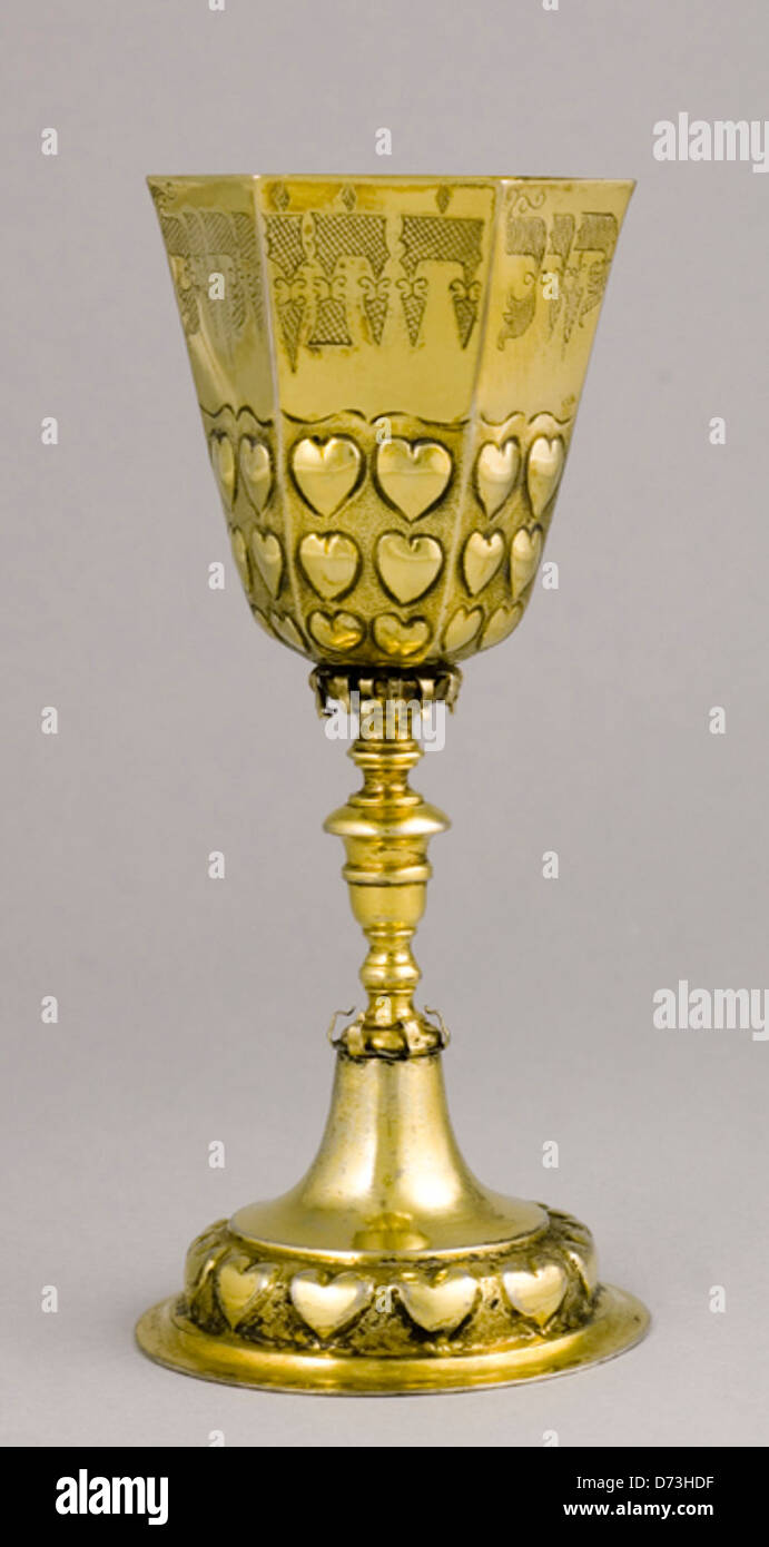 Kiddush cup for marriage, Breslau Stock Photo