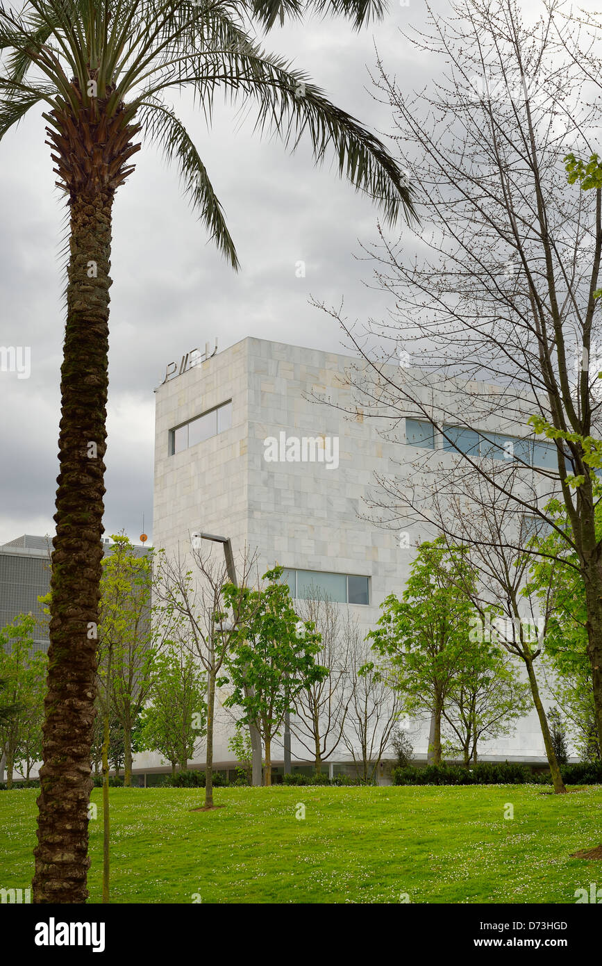 UPV (Basque Country University) auditorium by the architect Álvaro Siza, Bilbao, Spain Stock Photo