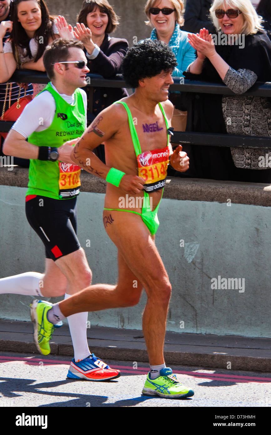 2013 London marathon Stock Photo