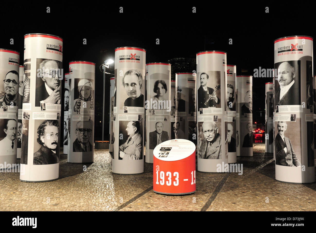 Berlin, Germany, portrait exhibition in the cultural diversity project ...