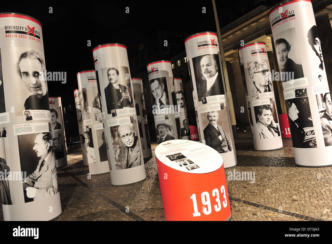 Berlin, Germany, portrait exhibition in the cultural diversity project ...