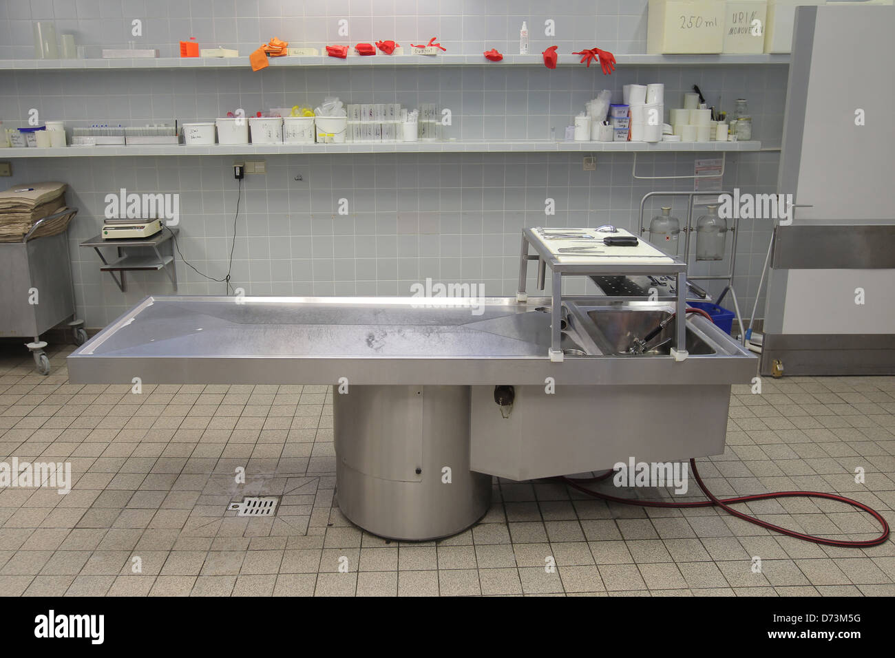Kiel, Germany, autopsy pathology at the Institute of Legal Medicine of the UKSH Stock Photo
