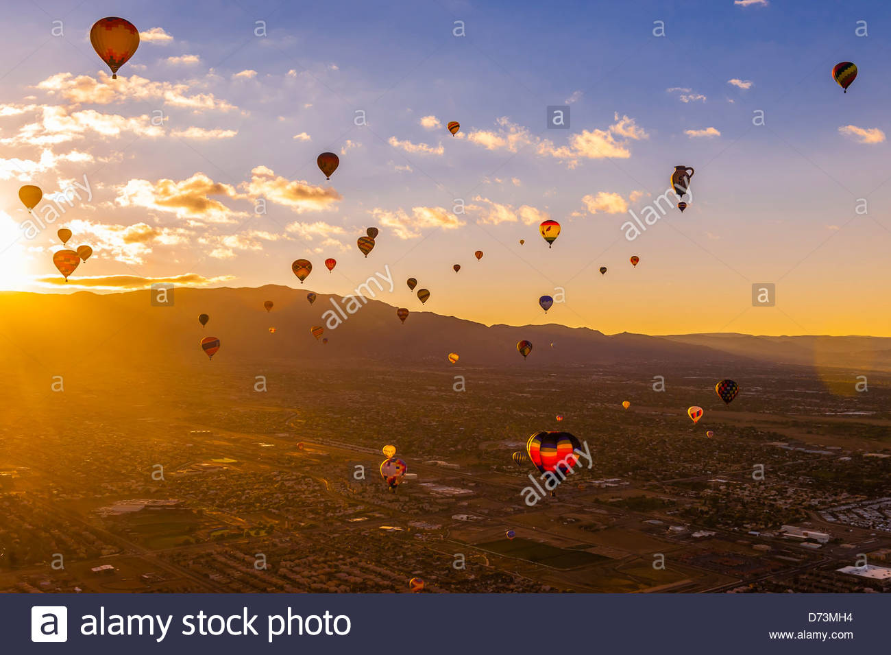 balloon sunrise hot air ballooning