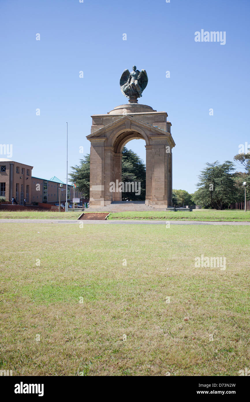 The Rand Regiments Memorial renamed the Boer War Memorial situated at the Ditsong National Museum of Military History Stock Photo