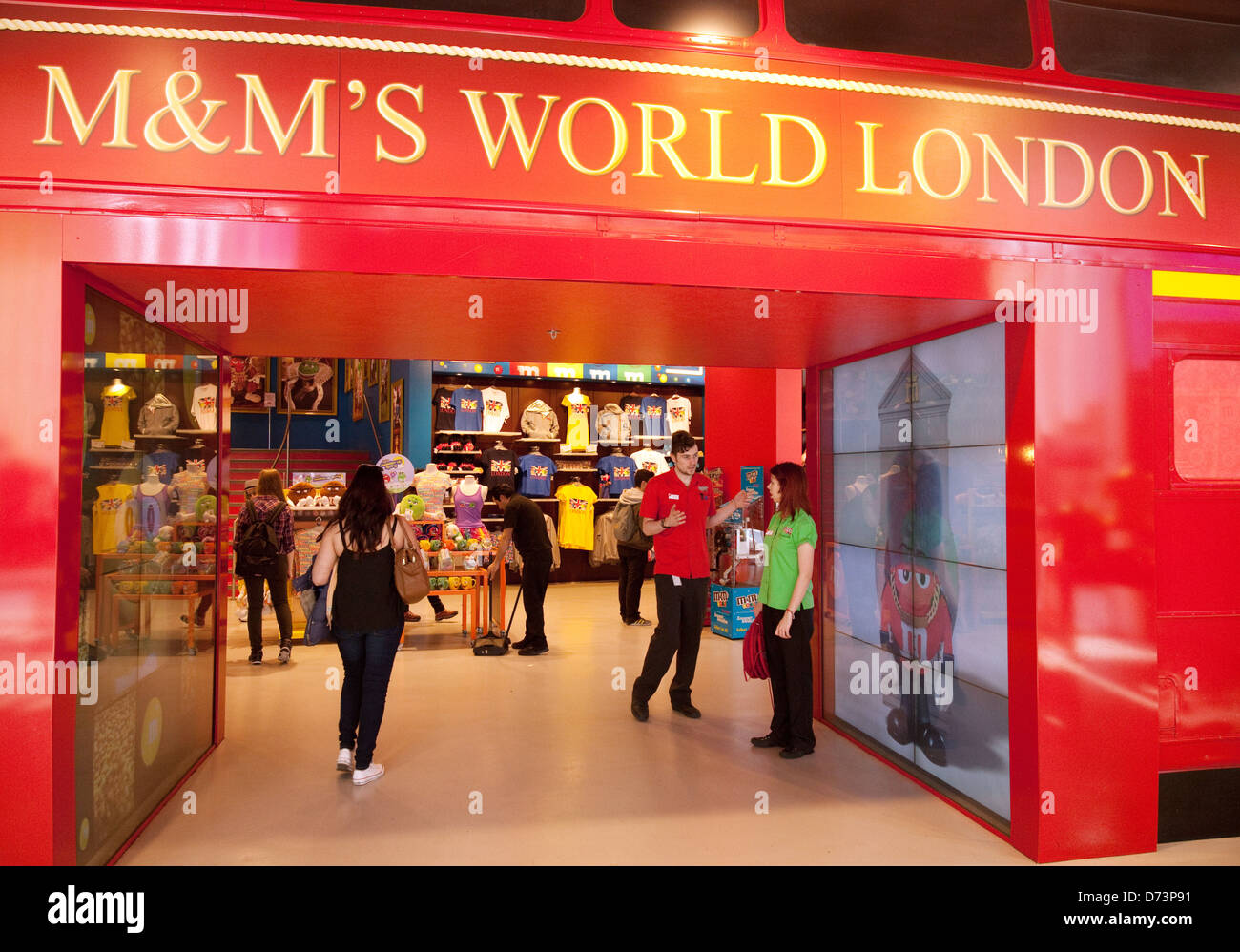 M&M's World ( M&Ms World) entrance, Leicester Square London UK Stock Photo  - Alamy