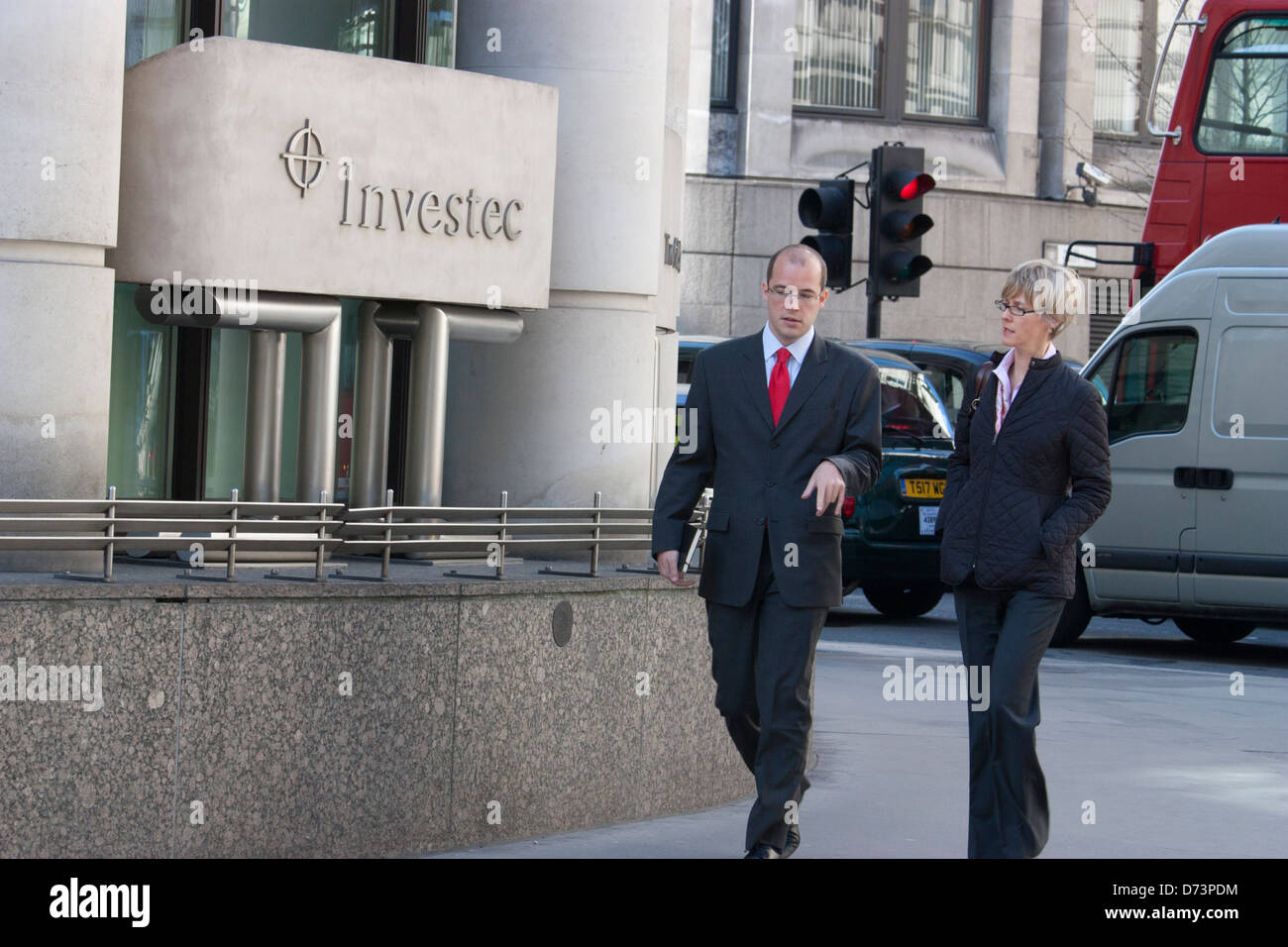 Investec offices central London Stock Photo