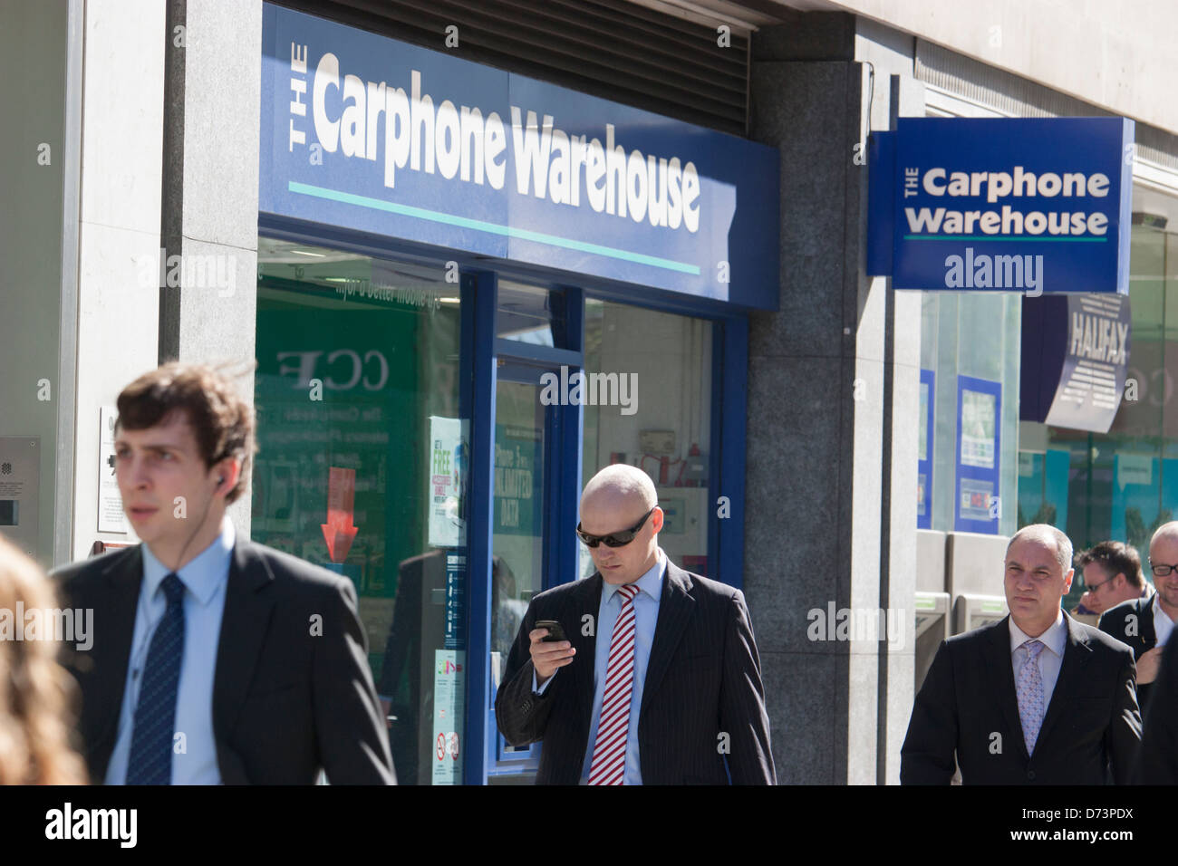 Carphone warehouse mobile phone retail outlet London Stock Photo