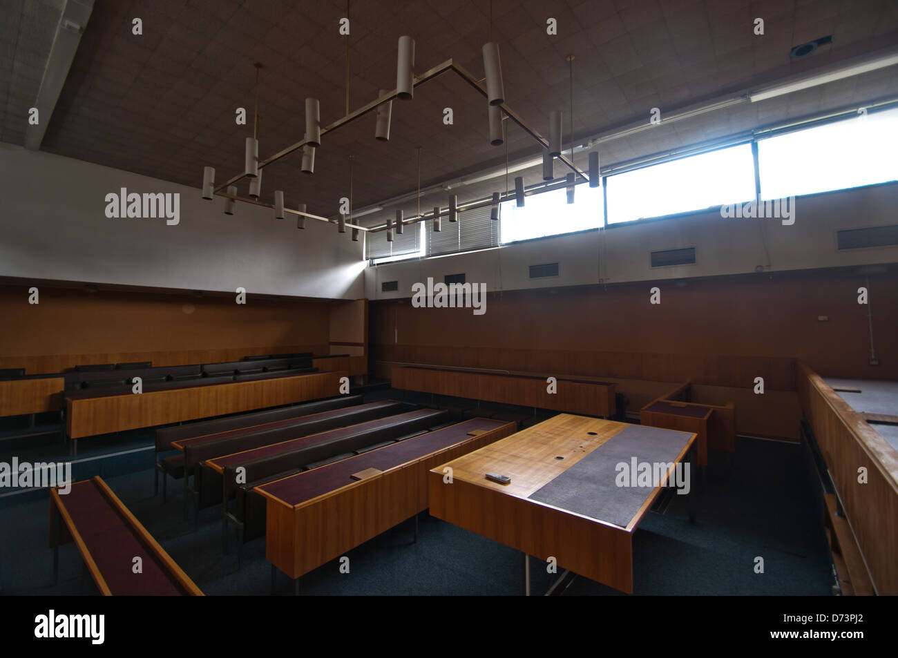 Inside the Magistrates Courthouse in Hemel Hempstead, Hertfordshire. Stock Photo