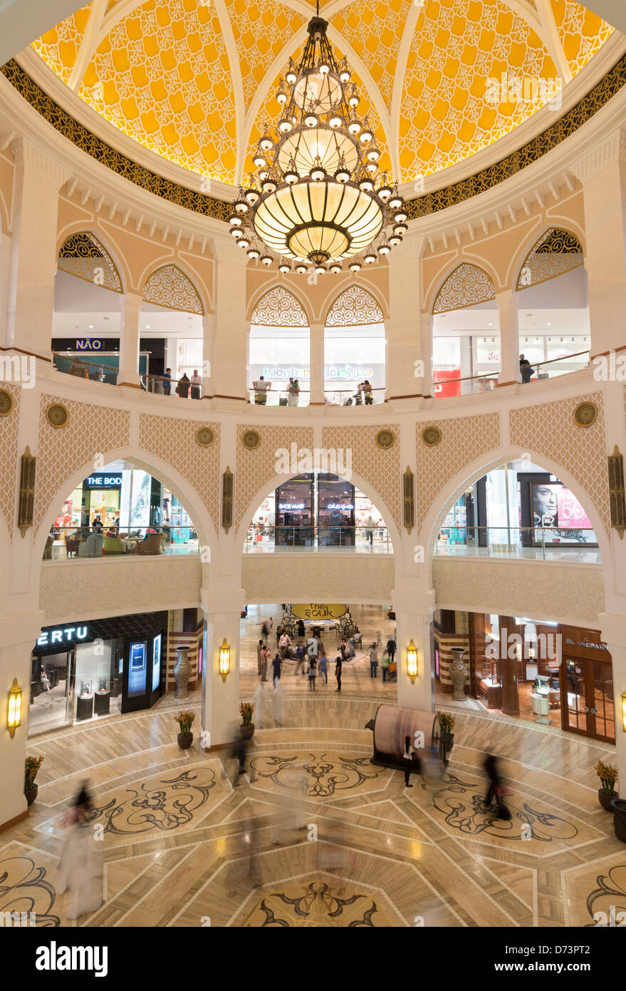 View of The Souk atrium at Dubai Mall in United Arab Emirates UAE Stock  Photo - Alamy