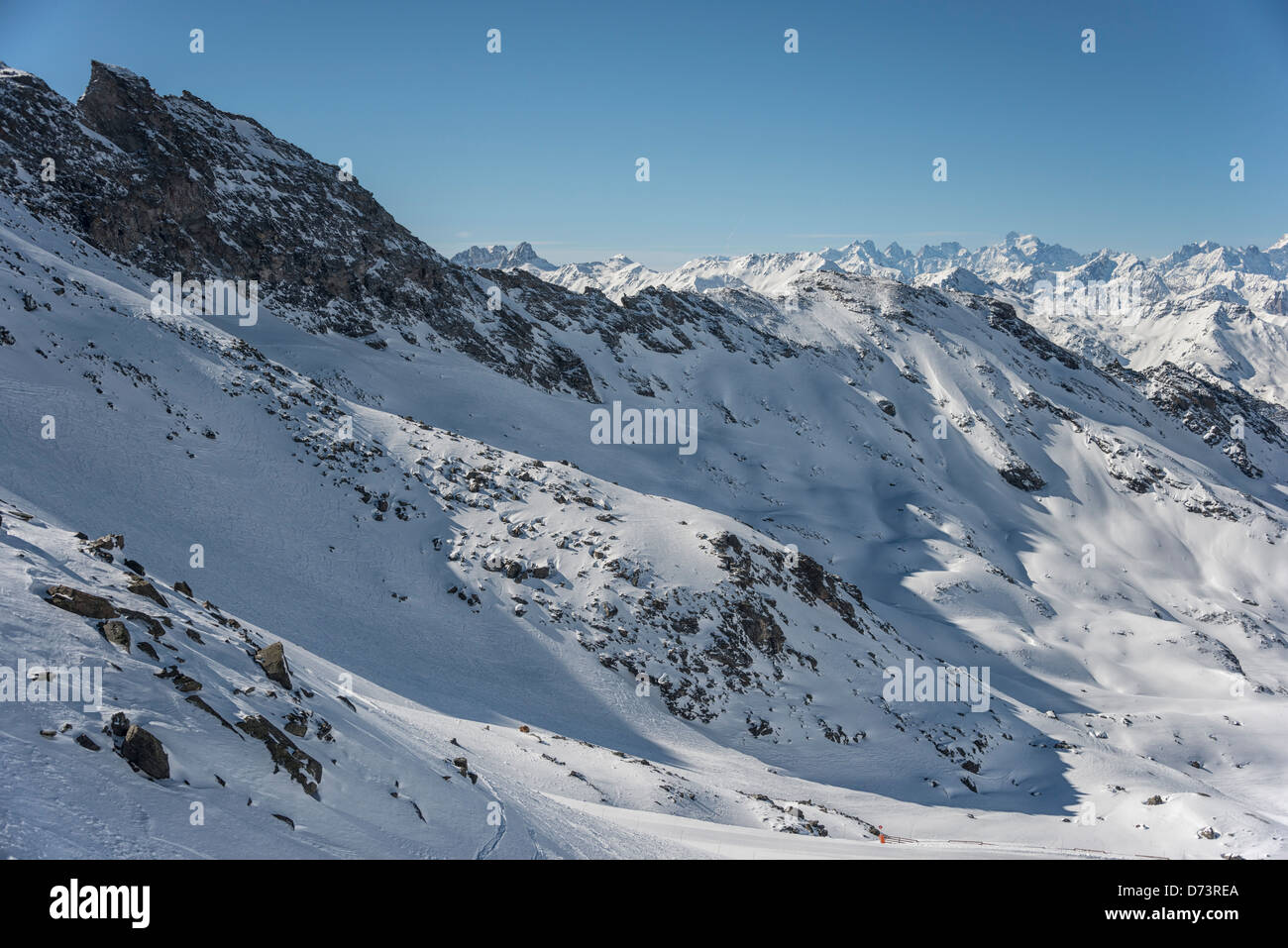 Sunny day in Alps Stock Photo - Alamy
