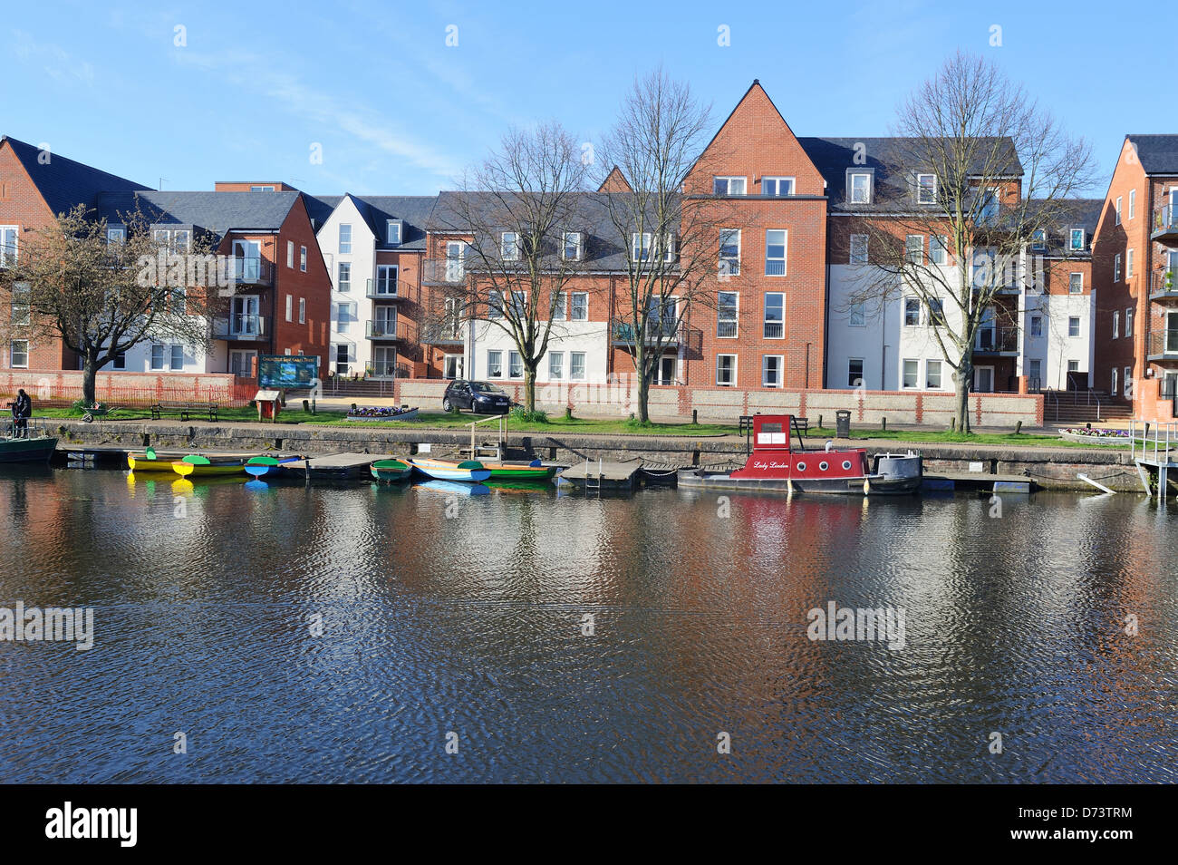A new and expensive waterside property / housing development on the