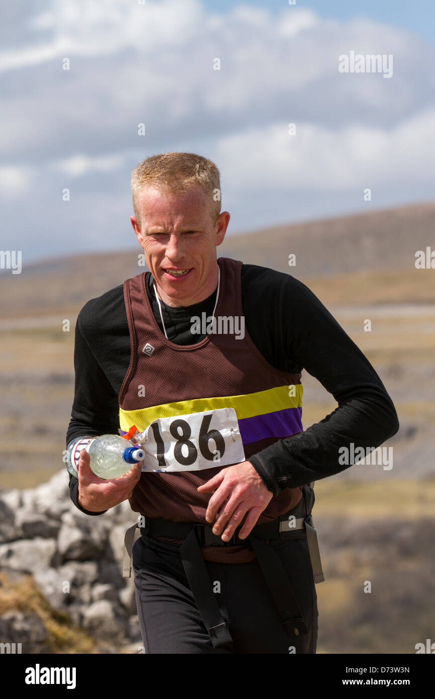 Yorkshire Three Peaks Challenge Saturday 27th April, 2013. Runner 186