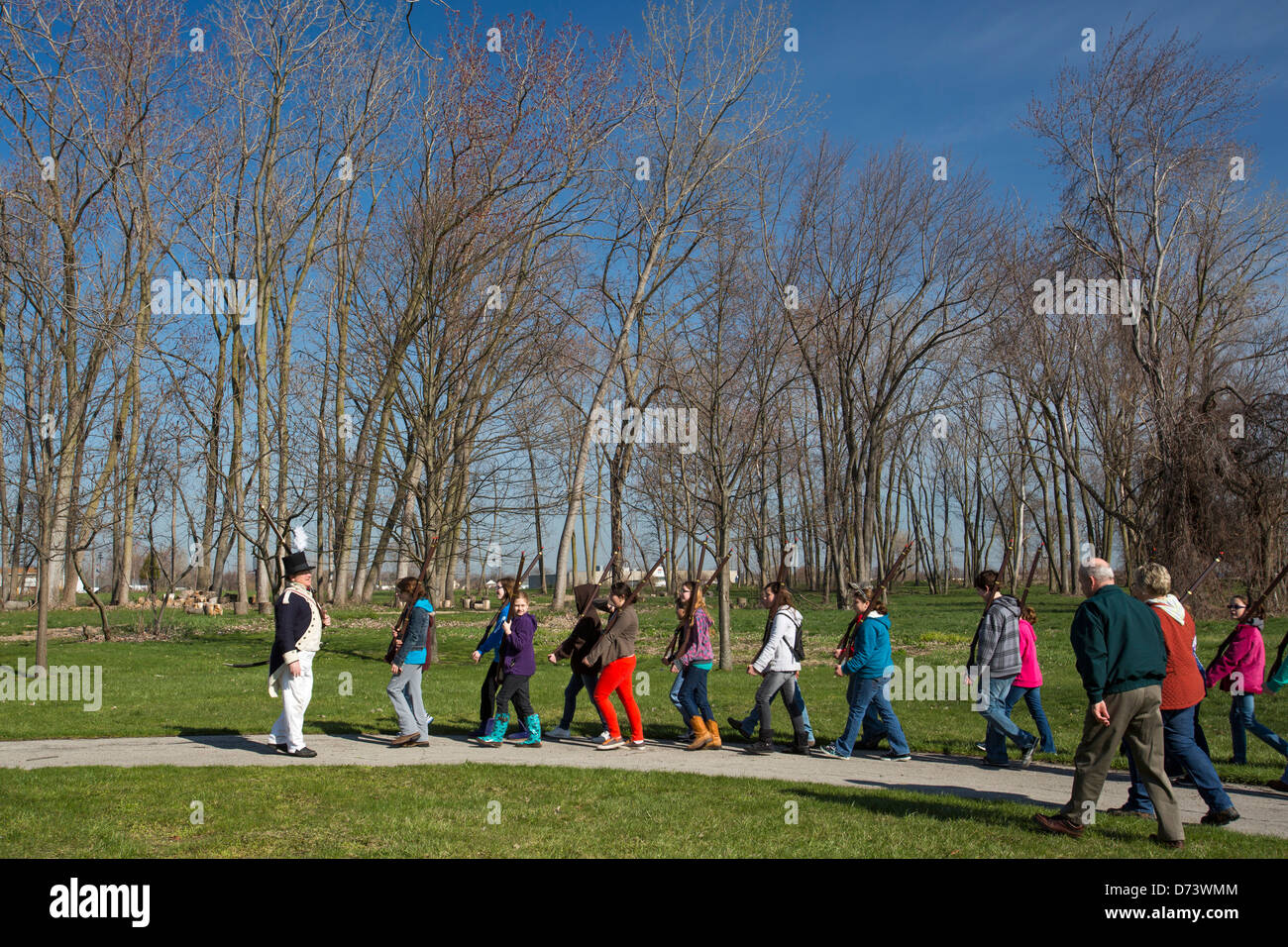 River Raisin National Battlefield Park Stock Photo Alamy