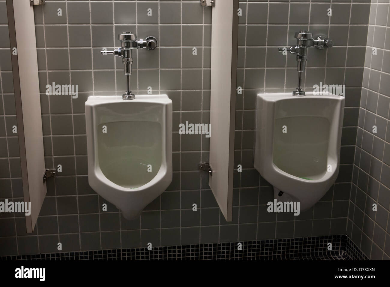 Mens urinals - USA Stock Photo