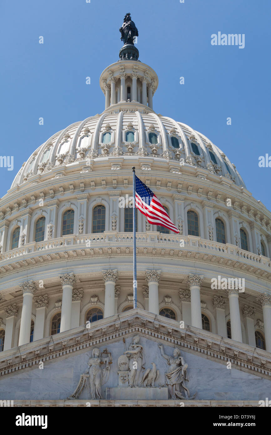 US Capitol building dome, Washington DC Stock Photo Alamy