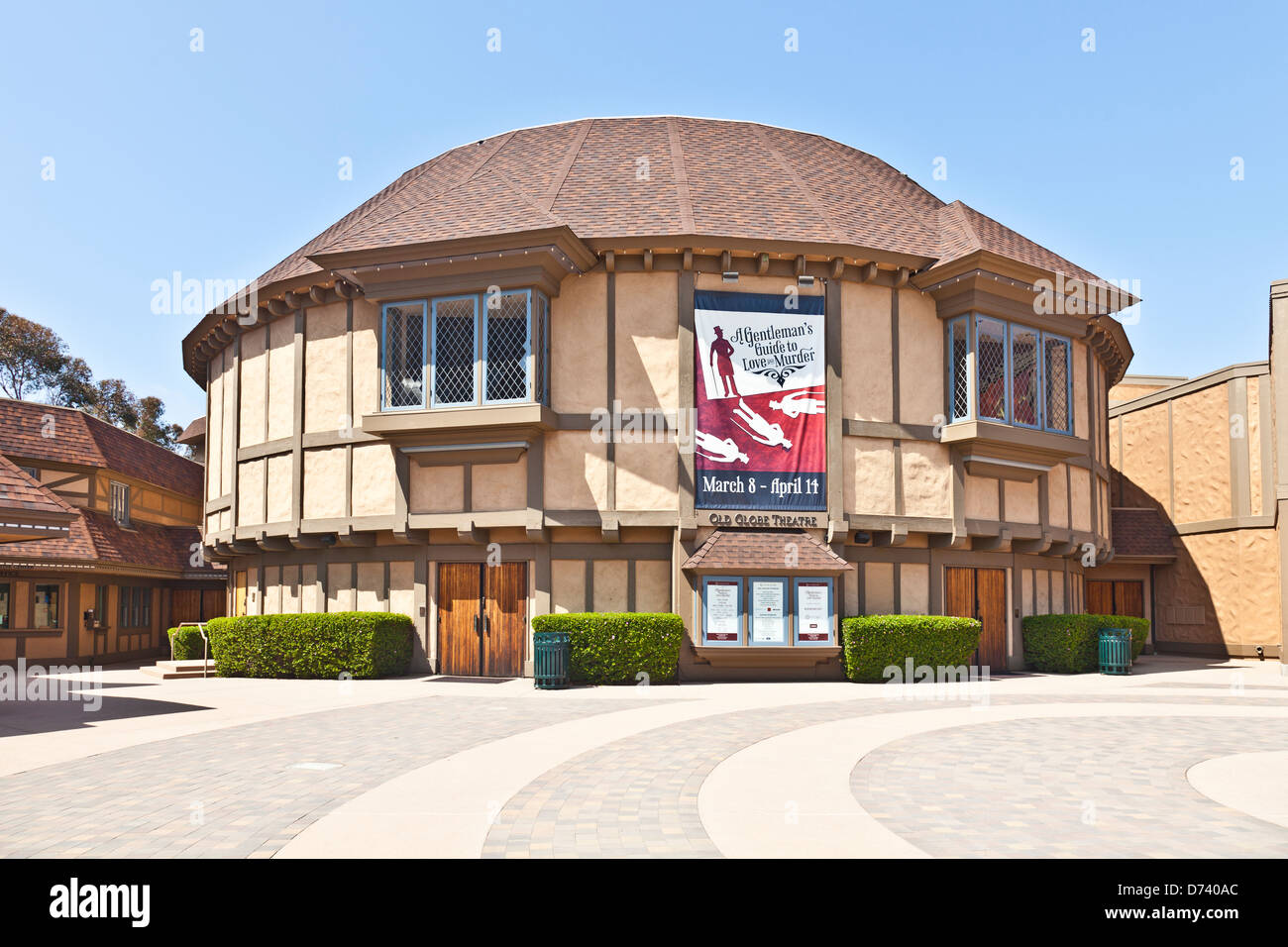 The Old Globe Theater in Balboa Park San Diego California which was