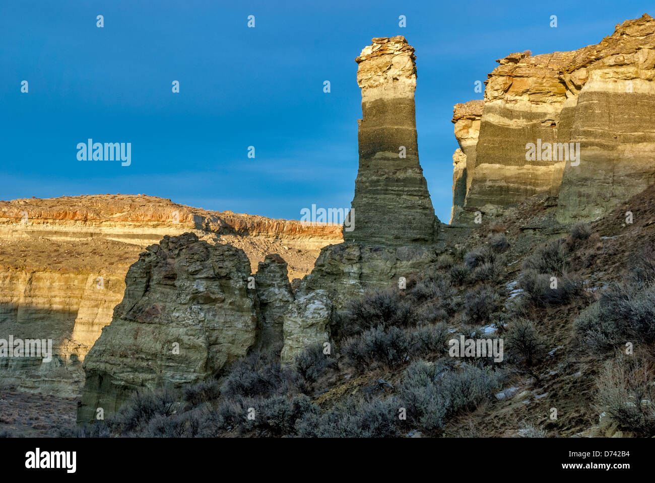 Pillars of Rome in Eastern Oregon Stock Photo Alamy